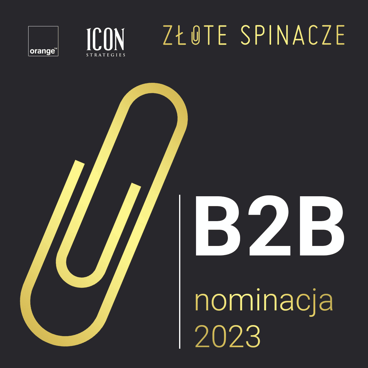 Icon Strategies Złote Spinacze 2023
